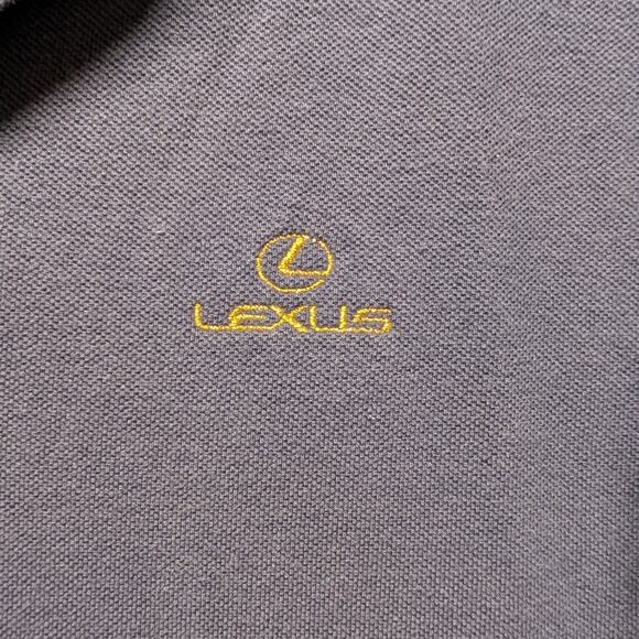 90s Lexus Embroidered Automotive Promo Golf Polo Shirt - Picture 4 of 6